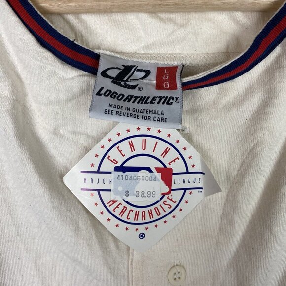 St Louis Cardinals Logo Athletic Jersey Sz Large NWT Vintage Cream Off White 90s - Picture 5 of 6